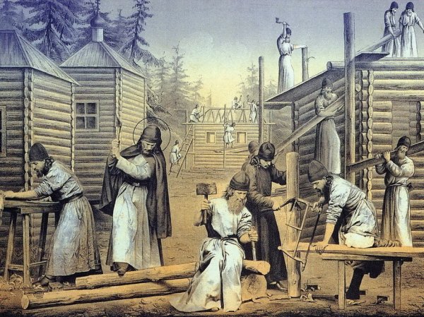 Федосов Никита Петрович картина на Двине