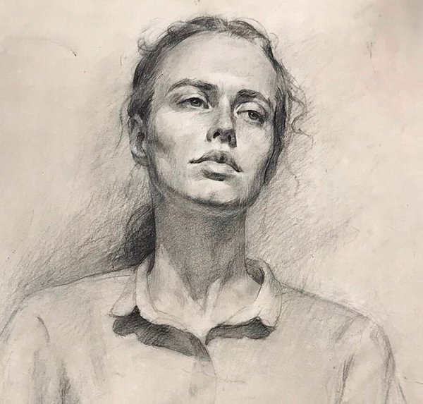 Наброски портретов академические