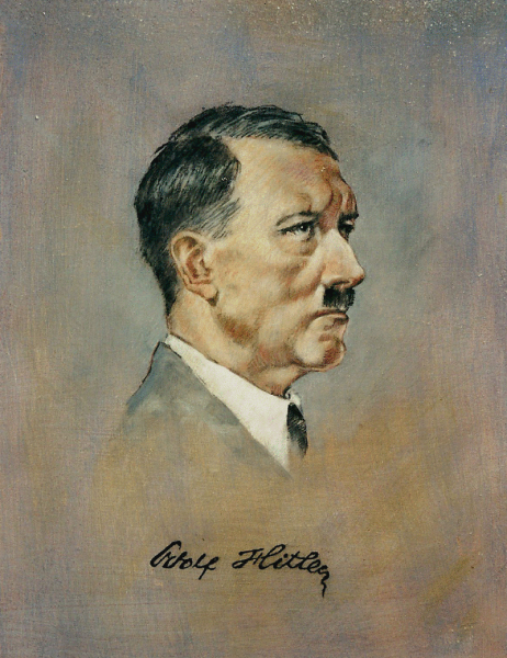 Адольф Гитлер автопортрет