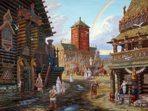 Всеволод Иванов художник Ведическая Русь