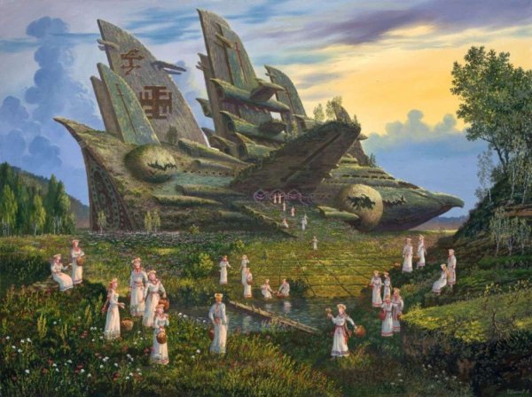 Всеволод Иванов картины Ведическая Русь