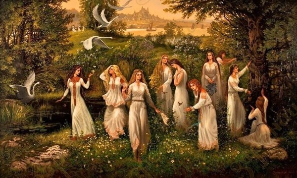 Андрей Шишкин. Купала и Кострома. 2015.