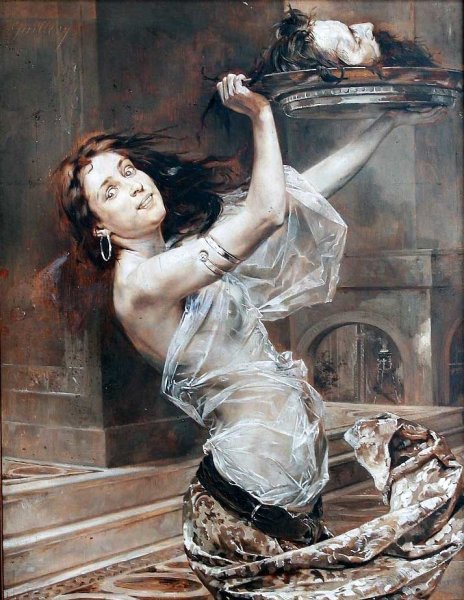 Художник Leopold Schmutzler 1864-1941 Саломея