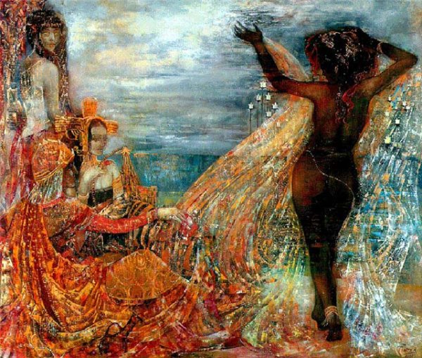 Бернардино Луини Саломея с головой Иоанна Крестителя