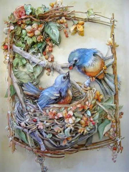 Объемный декупаж