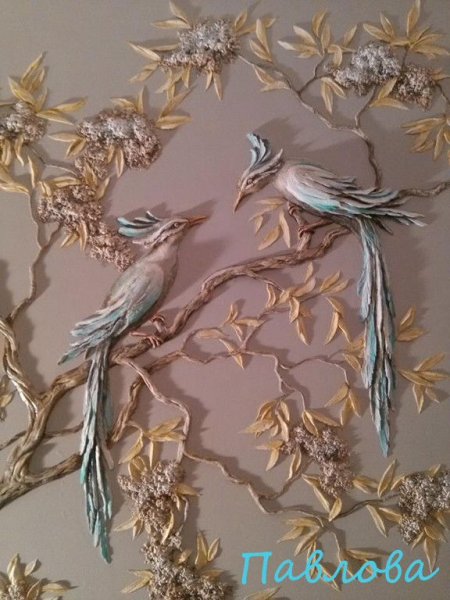 Барельеф Райский сад