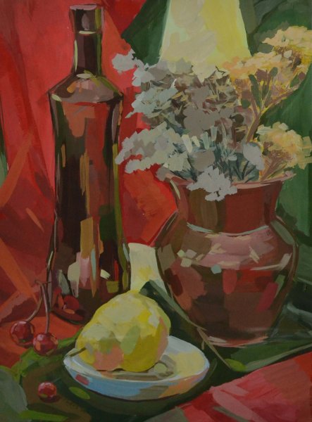 Натюрморт темперой Академическая живопись