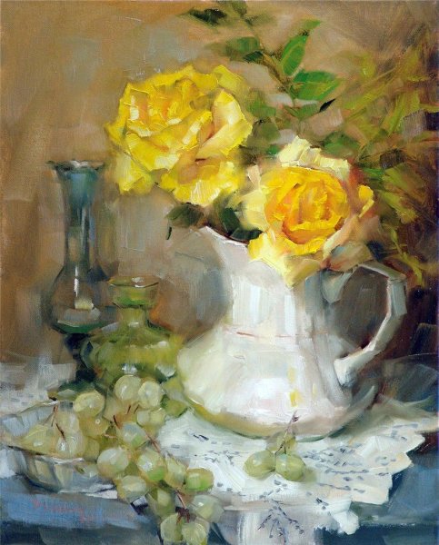 Барбара шиллинг цветочные натюрморты