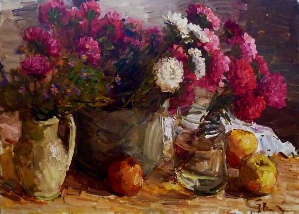 Вечтомов Евгений картины цветы