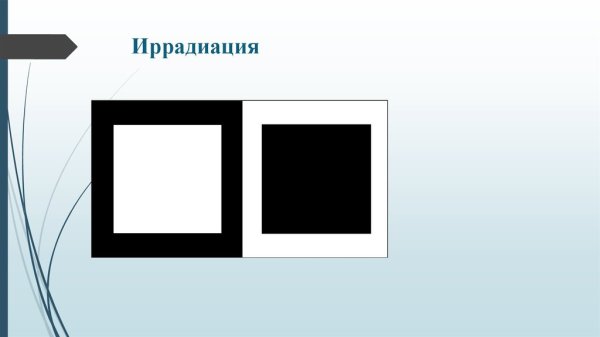 Явление иррадиации в одежде