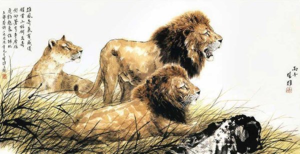 Анималистический Жанр в живописи Китая