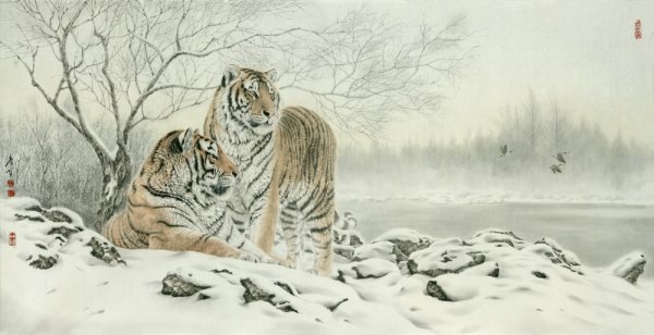 Китайская живопись анималистический Жанр