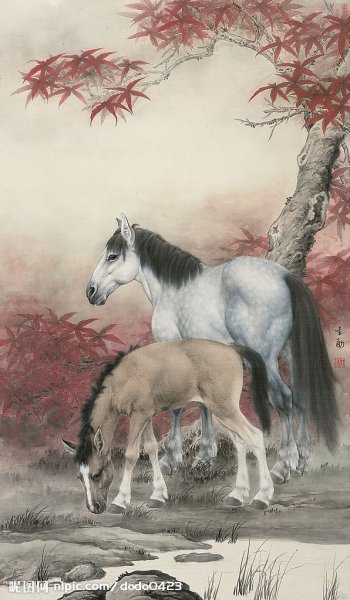 Китайская живопись анималистический Жанр