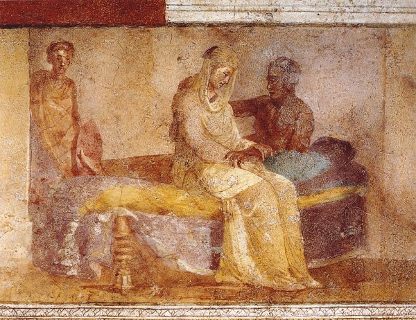 Античная живопись Помпеи фрески