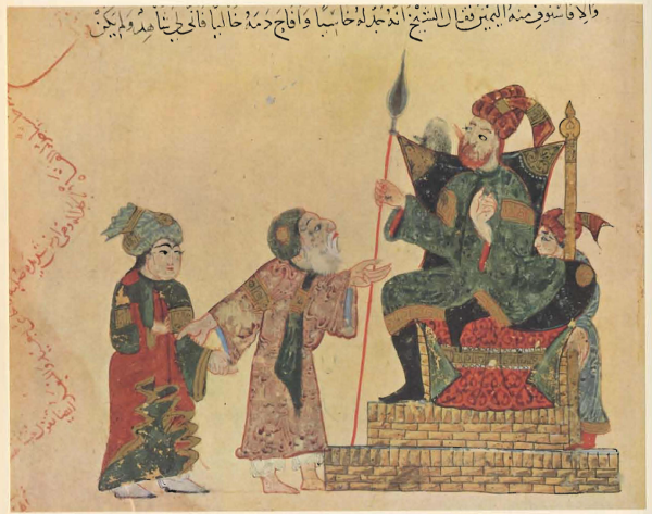 Макам арабского писателя Аль-Харири иллюстрации