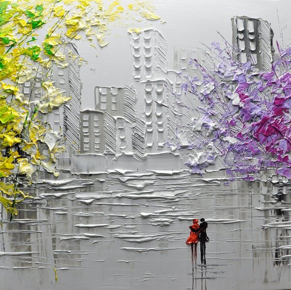 Картины мастихином акрил