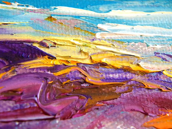 Море Экспрессия мастихином