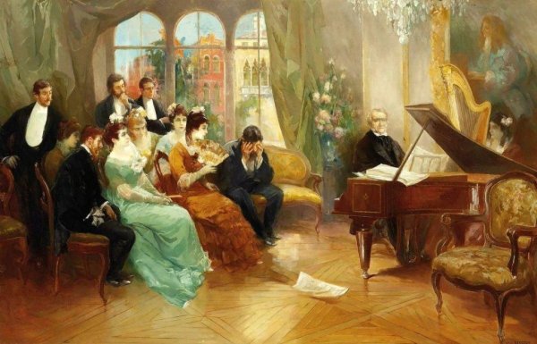 Домашнее музицирование 19 век Глинка