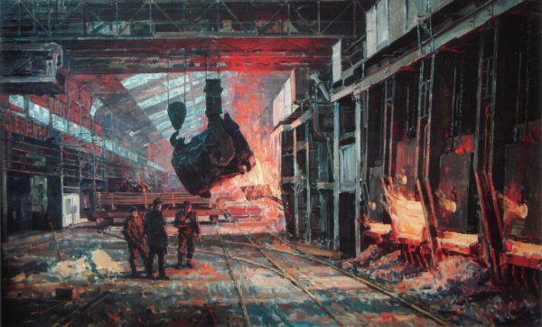 Мартеновские печи 1941-1945