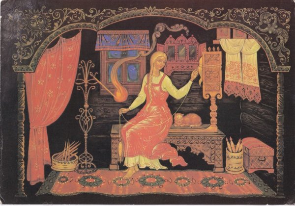 Журавлев Пряха картина