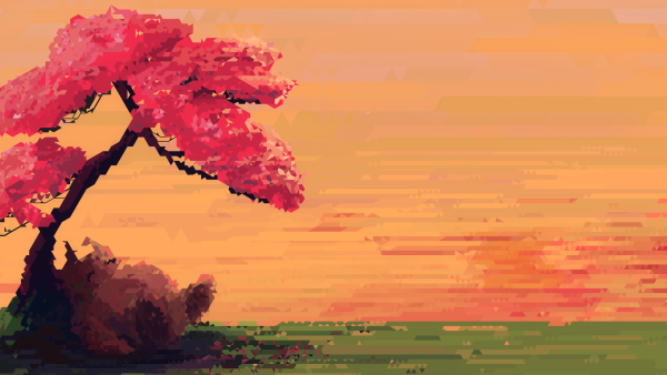 Обои красок Pixel