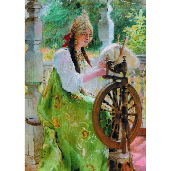 Прядение в старину