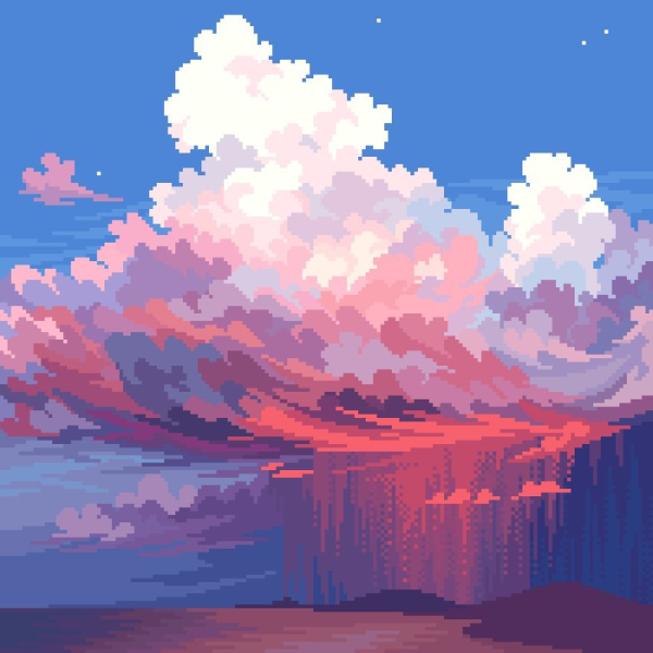 Пейзаж масляными красками