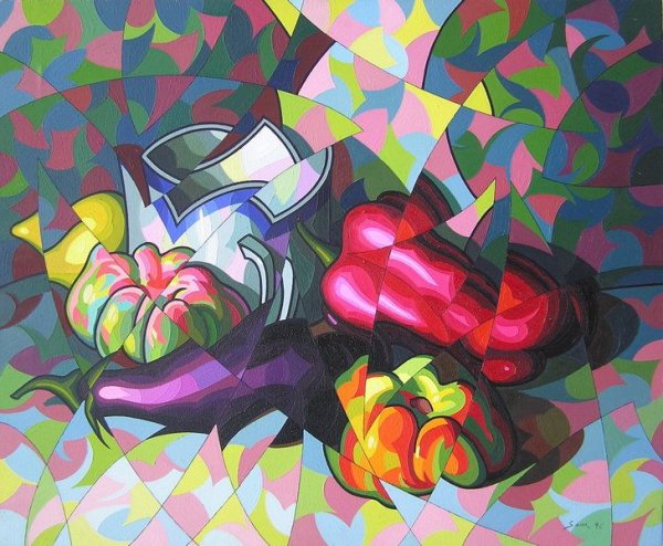 Пиксельный закат