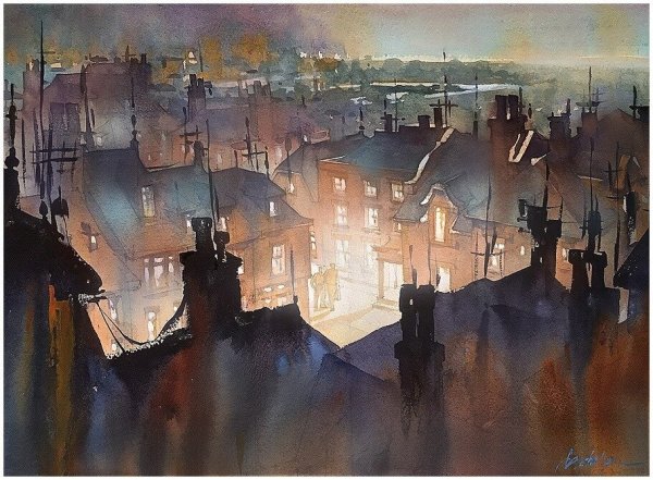 Thomas w Schaller акварели