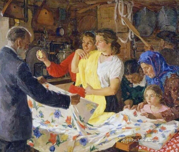 Борис Михайлович Кустодиев ярмарка