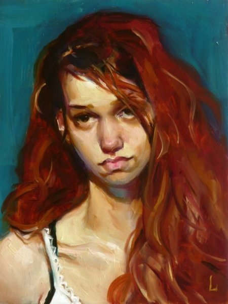 Декоративно стилизованный портрет