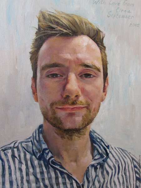 Портрет женщины акварелью