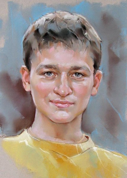 Портрет пастелью Ларисы Шигориной