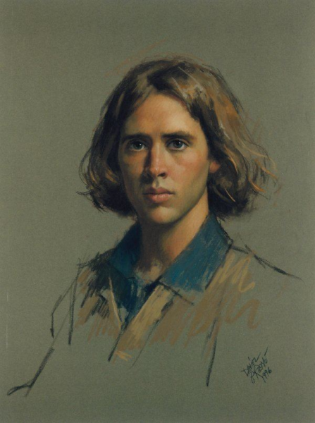 Томас Райт акварель портрет