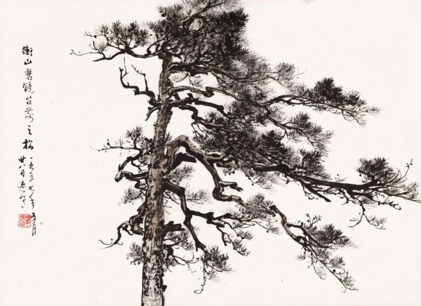 Сосна в японской живописи