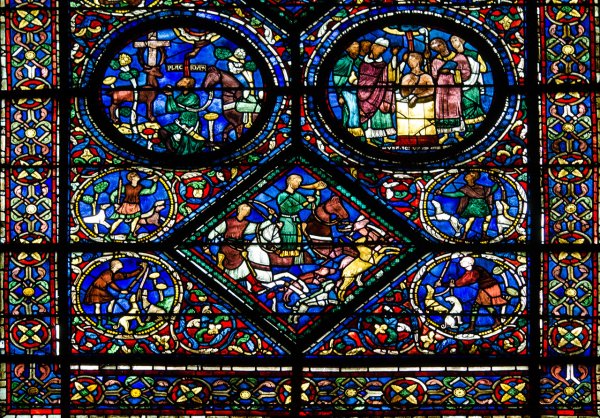 Шартрский собор витражи