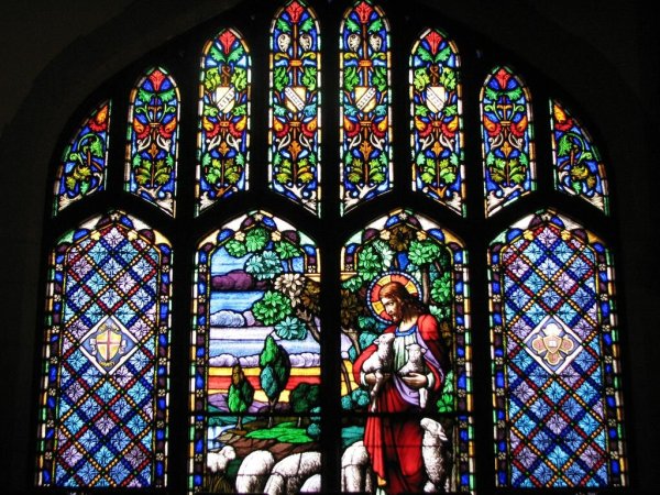 Византийский витраж в монастыре Святого Павла