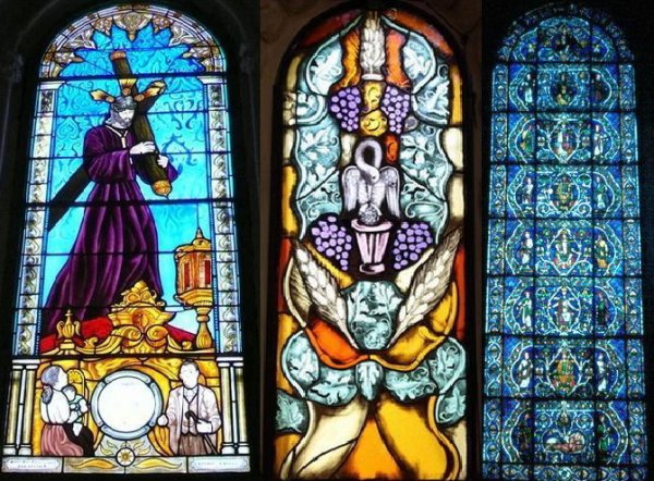 Романская живопись средневековья витражи