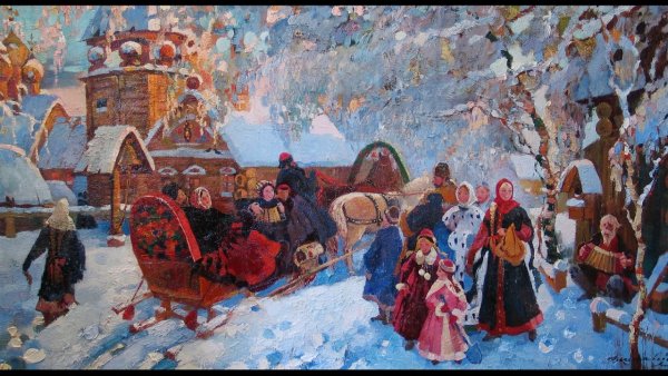 Скоморохи Васнецов