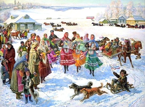 Художник Колеватых Масленица