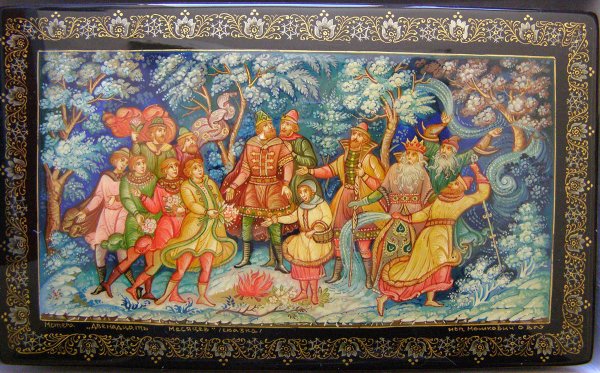 Мстера центр лаковой миниатюры