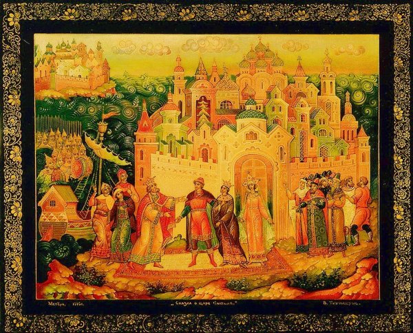 Мстёра Владимирская лаковая миниатюра