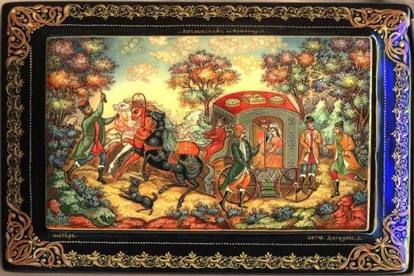 Лаковая миниатюра Палех Федоскино Мстера