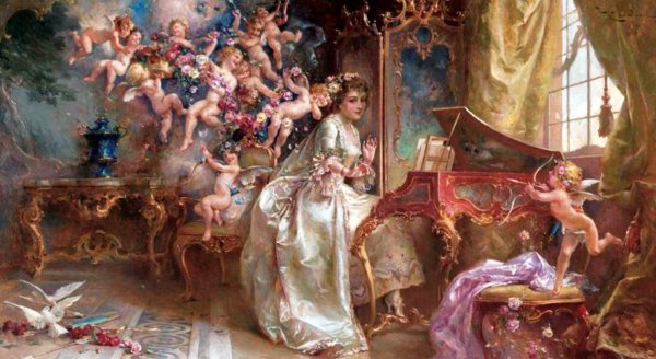 Художник Луиджи Кавальери