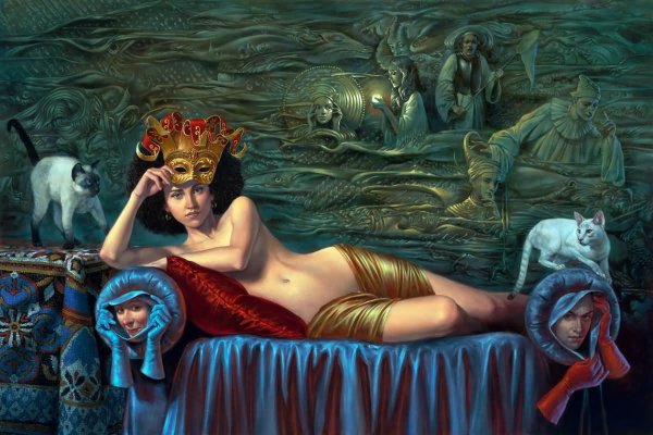 Художник-Михаил Хохлачев (псевдоним - Michael cheval)