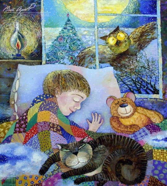 Художница Величко Ольга коты