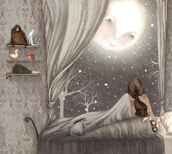 Обнять луну