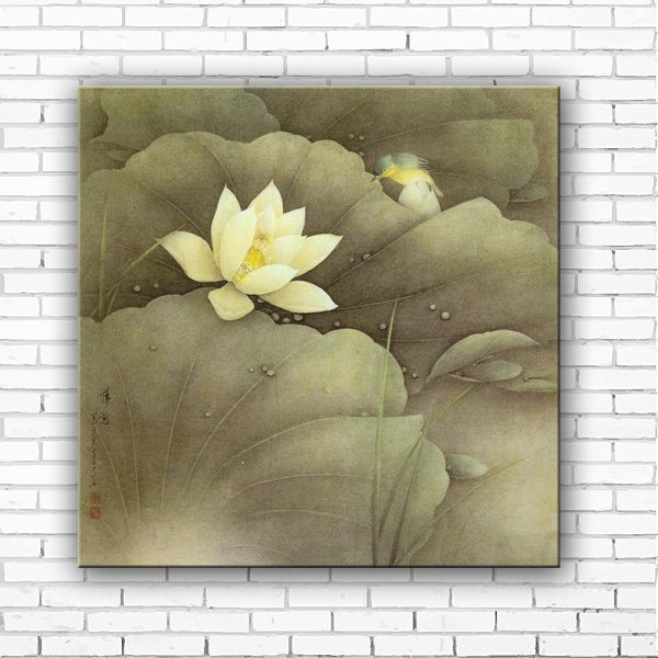 Стиль гунби китайская Лотос