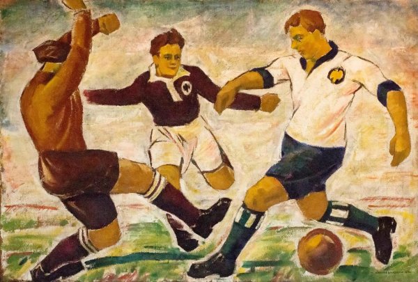 Картина футбол Дейнека