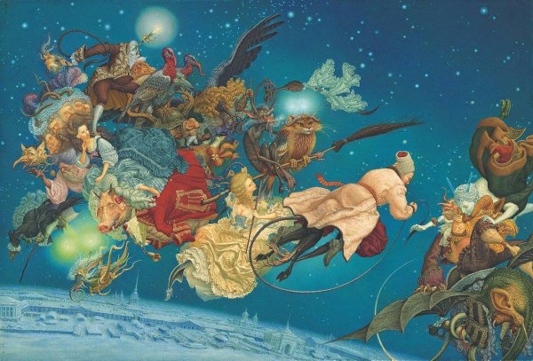 Александр Кнэхт живопись ночь